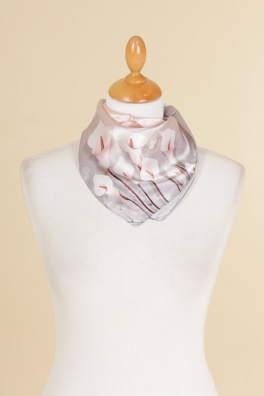 Foulards Accessoires Rouge orangé FANLI  SF01- Efashion Paris