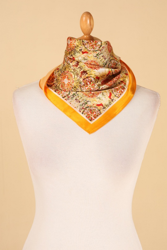 Foulards Accessoires Orange FANLI  SF02 Efashion Paris