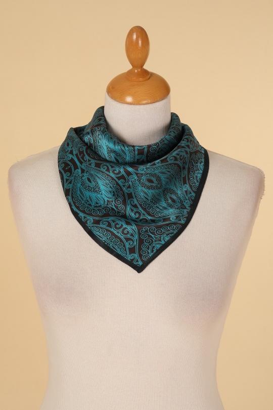 Foulards Accessoires Turquoise FANLI  SF01 Efashion Paris