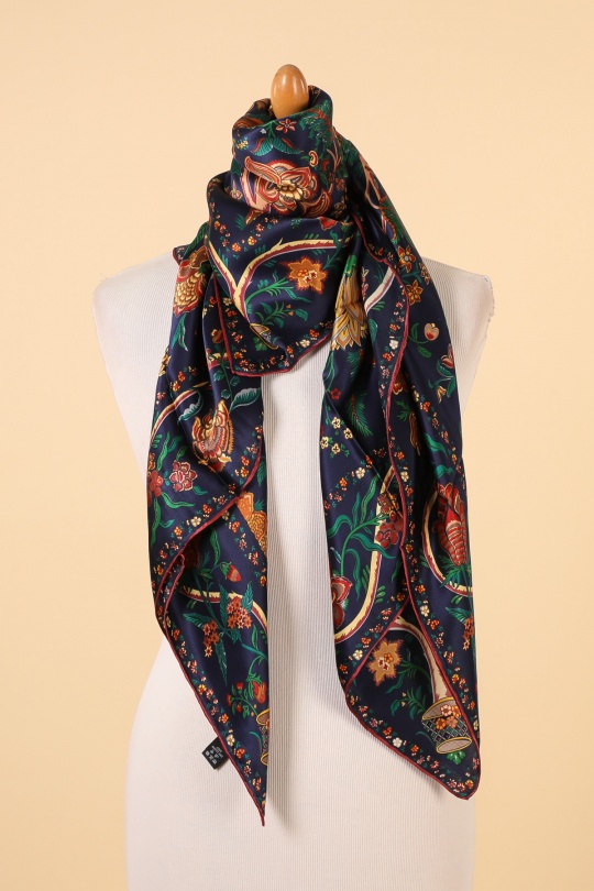 Foulards Accessoires Bleu/vert FANLI  SF09 Efashion Paris
