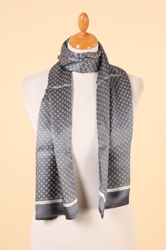 Echarpes Accessoires Gris anthracite FANLI  SE05 Efashion Paris
