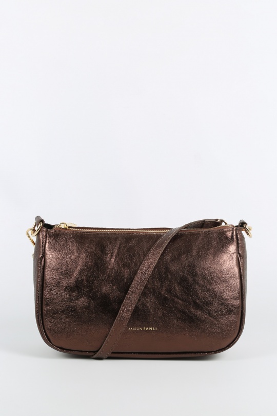 Sacs à bandoulière Maroquinerie Kaki FANLI  1027-IRISÉ Efashion Paris