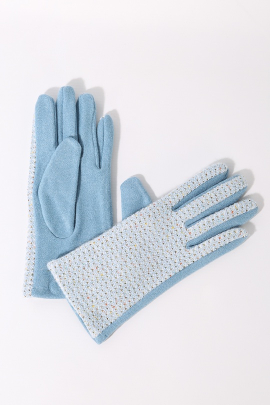 Gants Accessoires Rose Clair FANLI  GA29 Efashion Paris