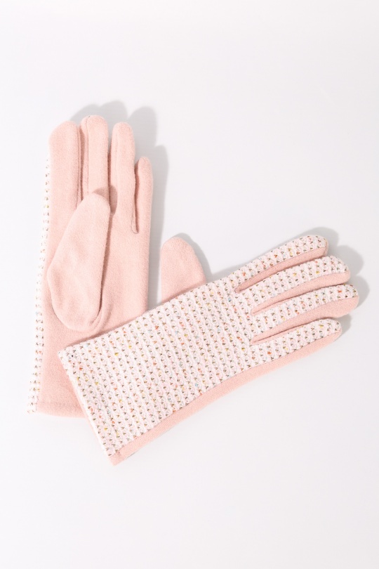 Gloves Accessories Light Pink FANLI  GA29 Efashion Paris