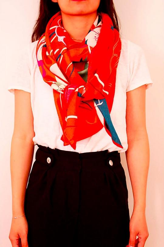 Foulard Accessori Red FANLI  LS03-54 Efashion Paris