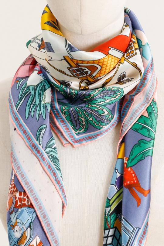 Foulards Accessoires Rose FANLI  SF09 Efashion Paris