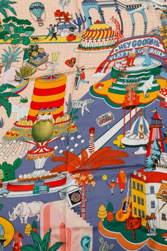 Foulards Accessoires Rose FANLI  SF09 Efashion Paris