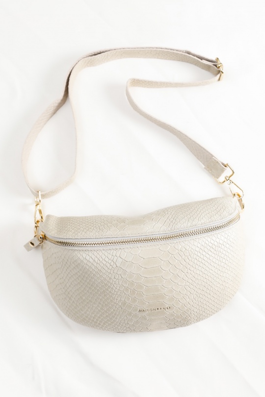 Sacs bananes Maroquinerie Beige FANLI  1016 Efashion Paris