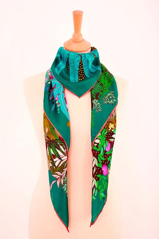 Foulards Accessoires Vert FANLI  SF09-894 Efashion Paris