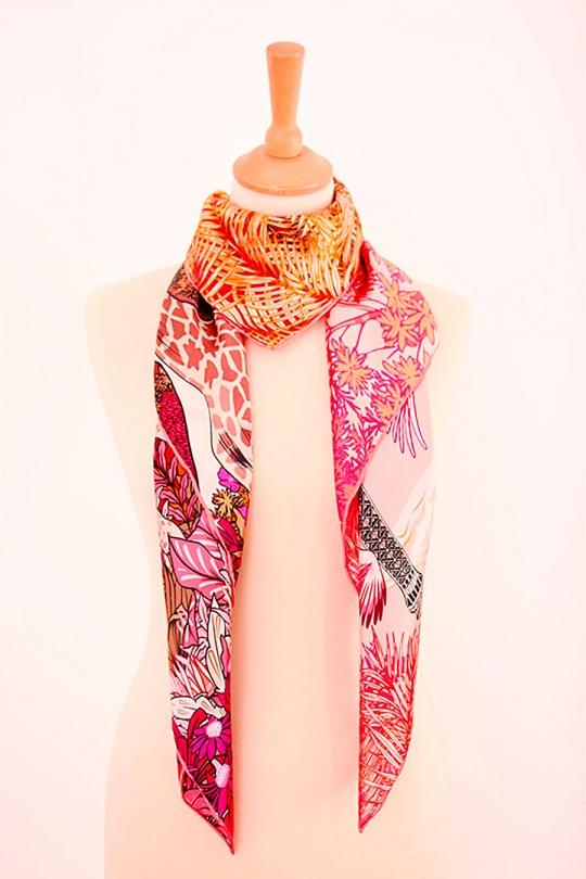 Foulards Accessoires Rose FANLI  SF09-244 Efashion Paris