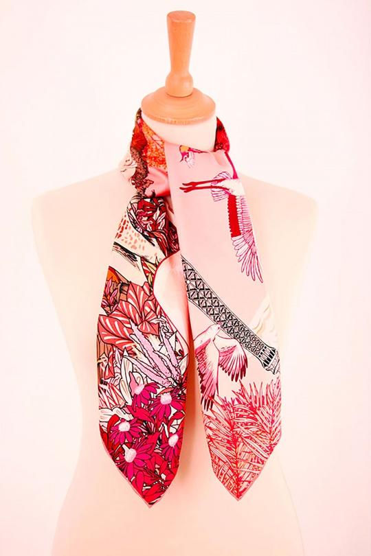 Foulard Accessori Pink FANLI  ST03-935 Efashion Paris