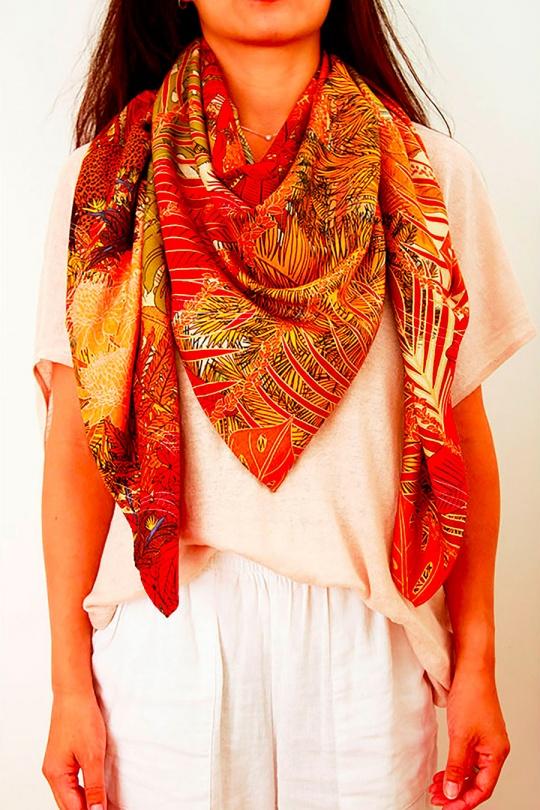 Foulards Accessoires Ocre FANLI  LS03-65 Efashion Paris