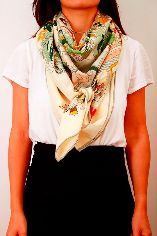 Foulards Accessoires Crème FANLI  LS03-049 Efashion Paris