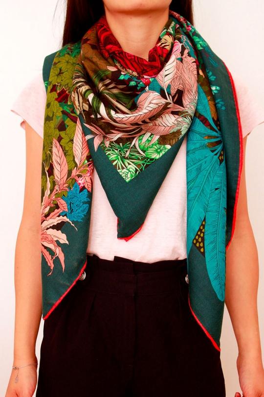 Foulards Accessories Green FANLI  LS03-034 Efashion Paris