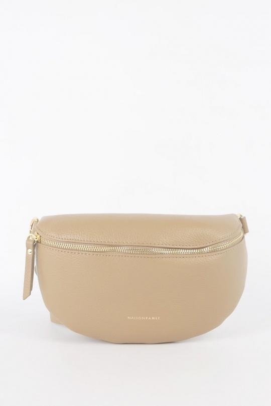 Sacs bananes Maroquinerie Taupe FANLI  1016 Efashion Paris