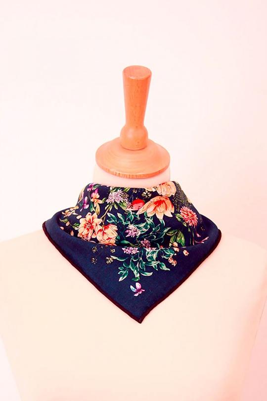 Foulards Accessories Dark blue FANLI  LS02-063 Efashion Paris