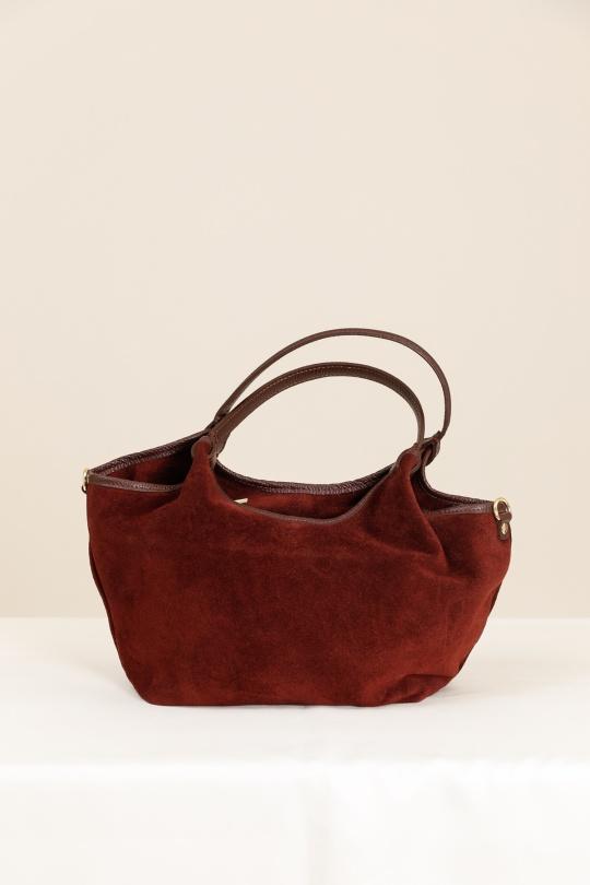 Cabas Maroquinerie Prune FANLI  1040 DAIM Efashion Paris