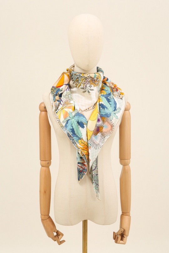 Foulards Accessoires Bleu jean FANLI  SF09 Efashion Paris