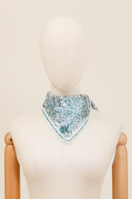 Foulards Accessoires Blanc/Bleu FANLI  CS02 Efashion Paris