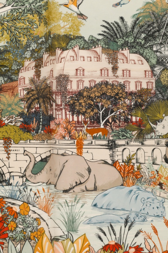 Foulards Accessoires Blanc/Bleu FANLI  CS02 Efashion Paris