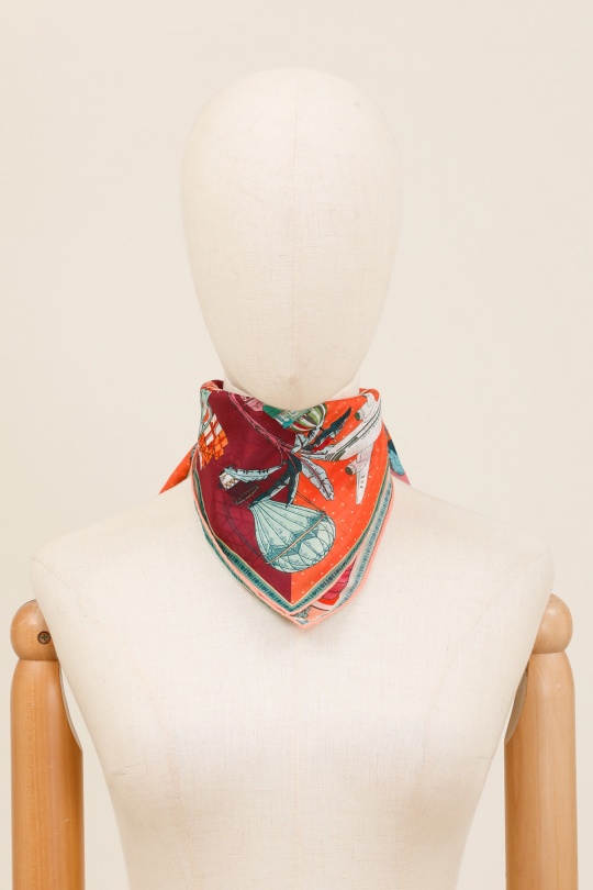 Foulards Accessoires Blanc/Bleu FANLI  CS02 Efashion Paris