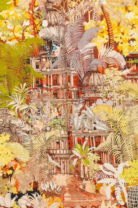 Foulards Accessoires Blanc/Bleu FANLI  CS02 Efashion Paris