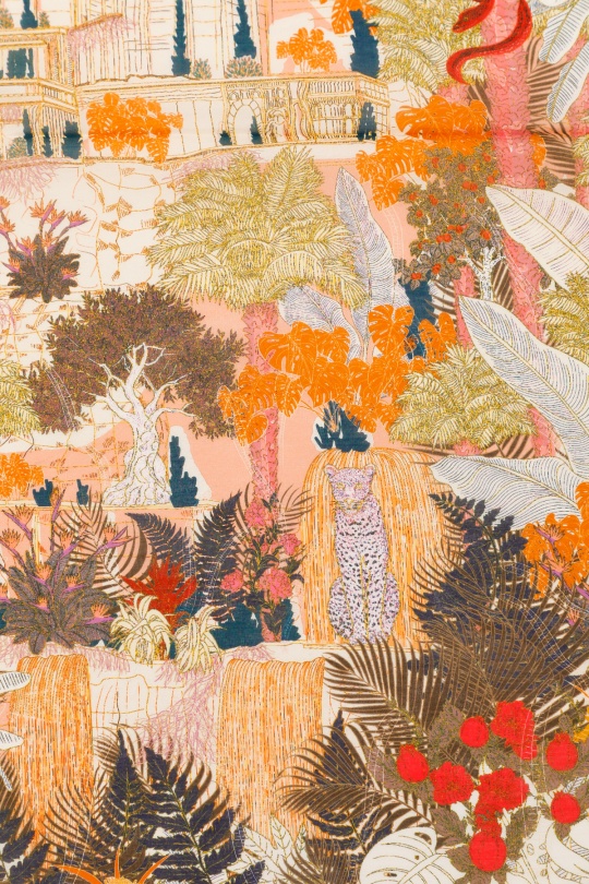 Foulards Accessoires Blanc/Bleu FANLI  CS02 Efashion Paris