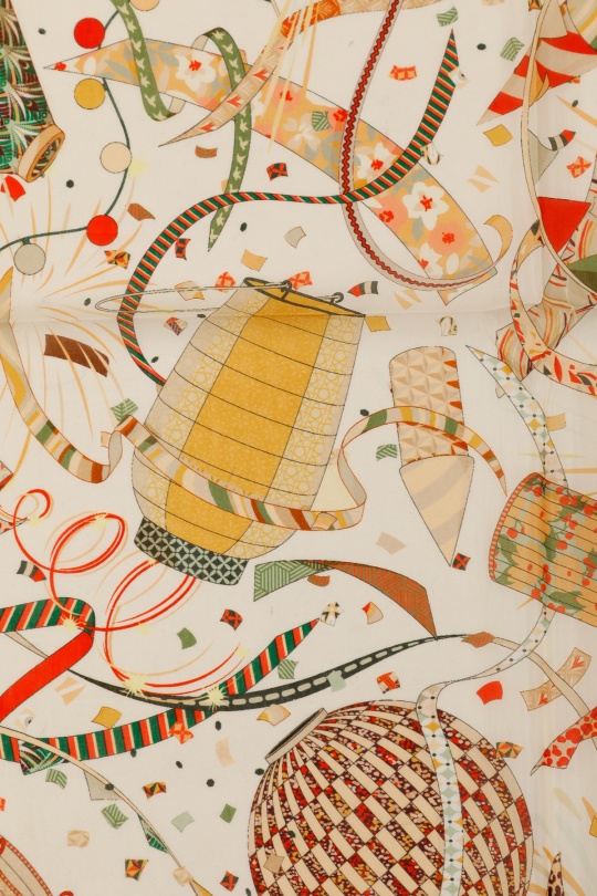 Foulards Accessoires Blanc/Bleu FANLI  CS02 Efashion Paris