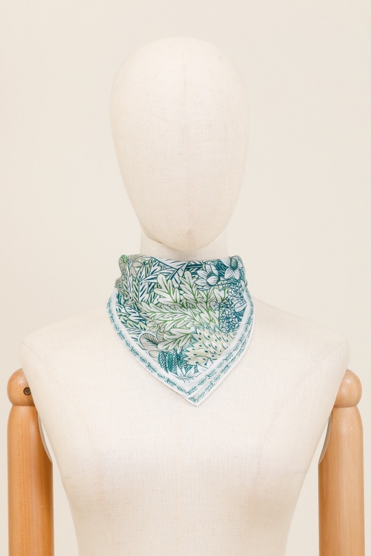 Foulards Accessoires Blanc/Bleu FANLI  CS02 Efashion Paris