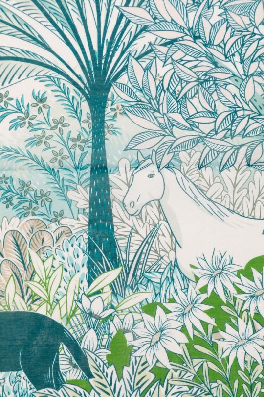 Foulards Accessoires Blanc/Bleu FANLI  CS02 Efashion Paris