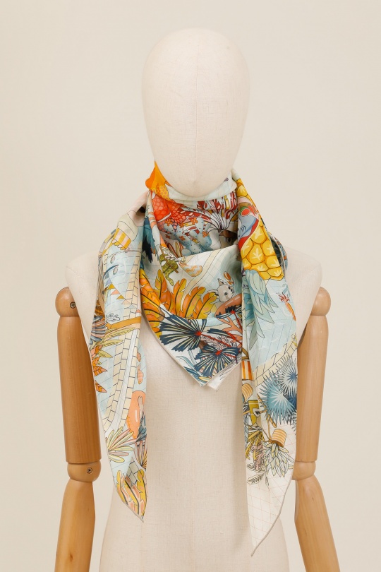 Foulards Accessoires Beige FANLI  CS09 Efashion Paris