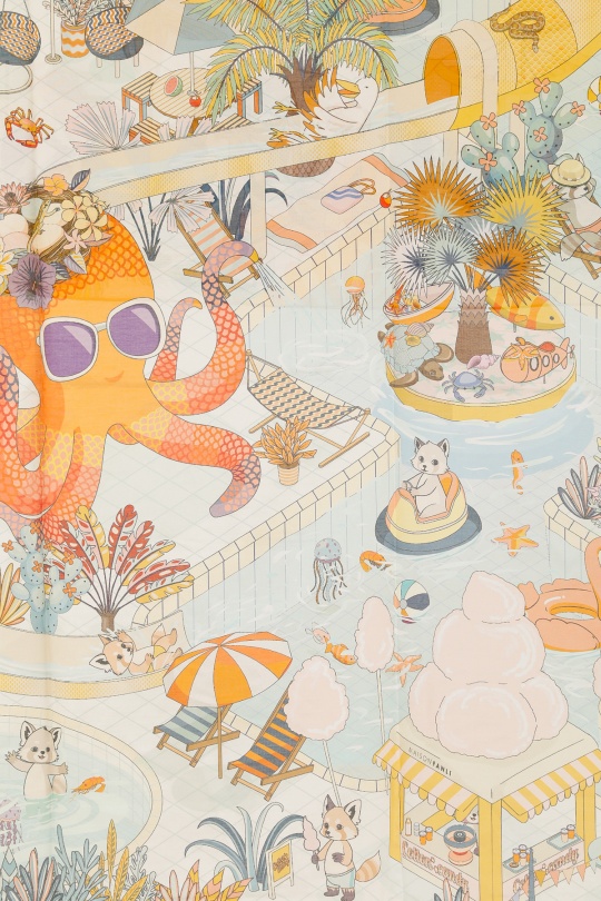 Foulards Accessoires Beige FANLI  CS09 Efashion Paris