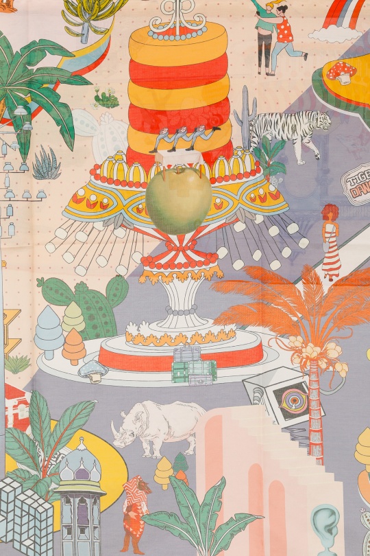 Foulards Accessoires Beige FANLI  CS09 Efashion Paris