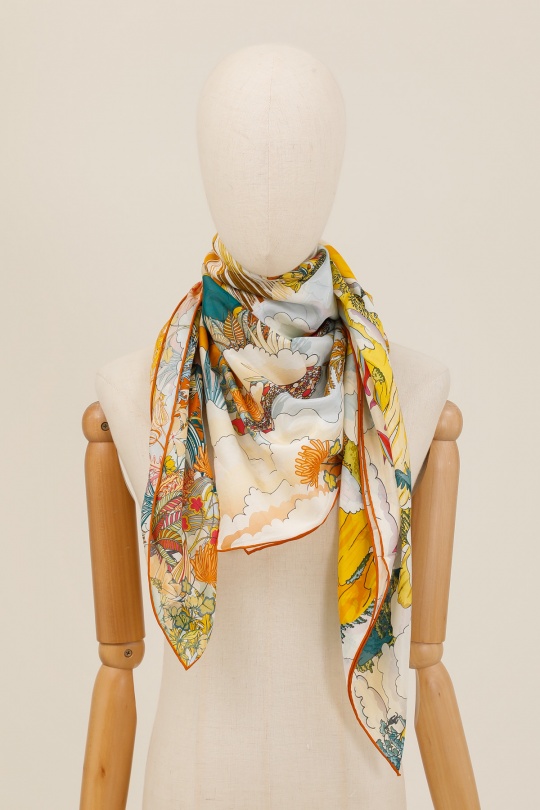 Foulards Accessoires Beige FANLI  CS09 Efashion Paris