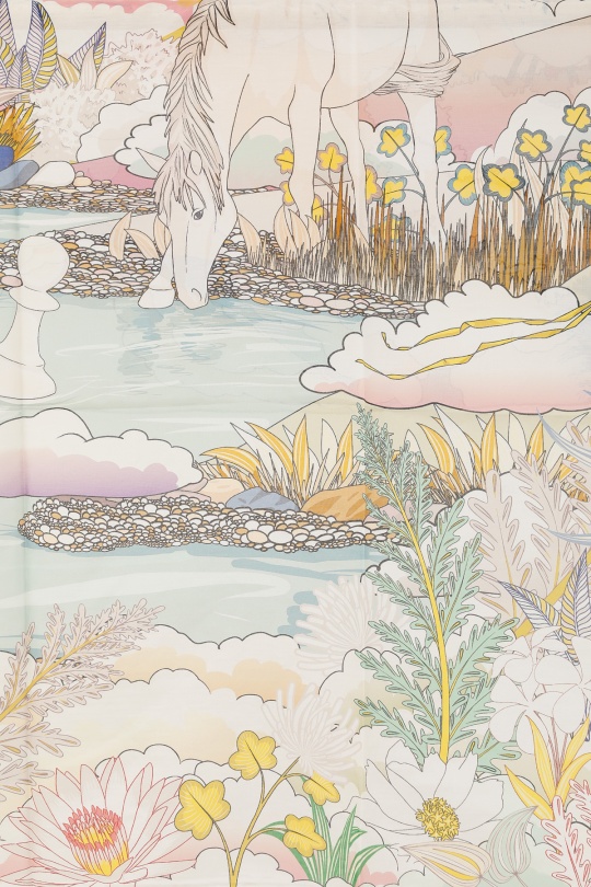 Foulards Accessoires Beige FANLI  CS09 Efashion Paris