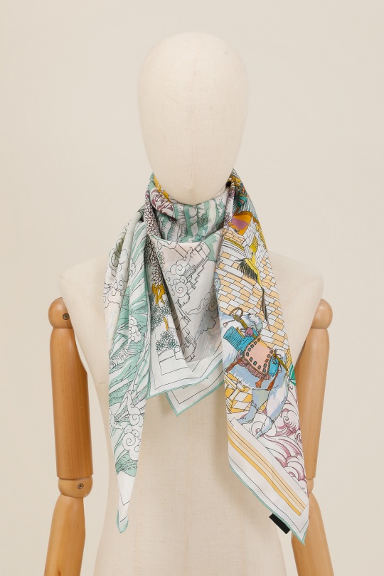 Foulards Accessoires Beige FANLI  CS09 Efashion Paris