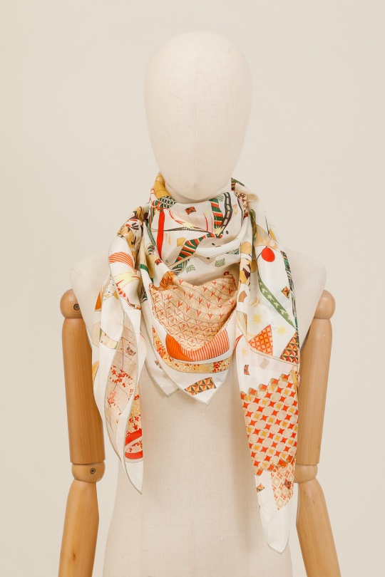 Foulards Accessoires Beige FANLI  CS09 Efashion Paris