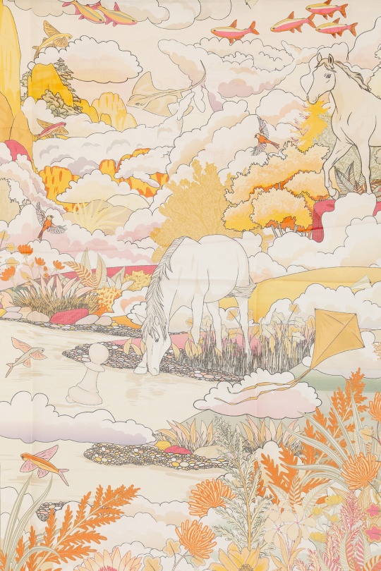 Foulards Accessoires Beige FANLI  CS09 Efashion Paris