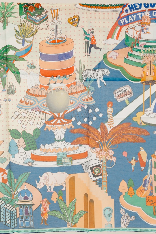 Foulards Accessoires Beige FANLI  CS09 Efashion Paris