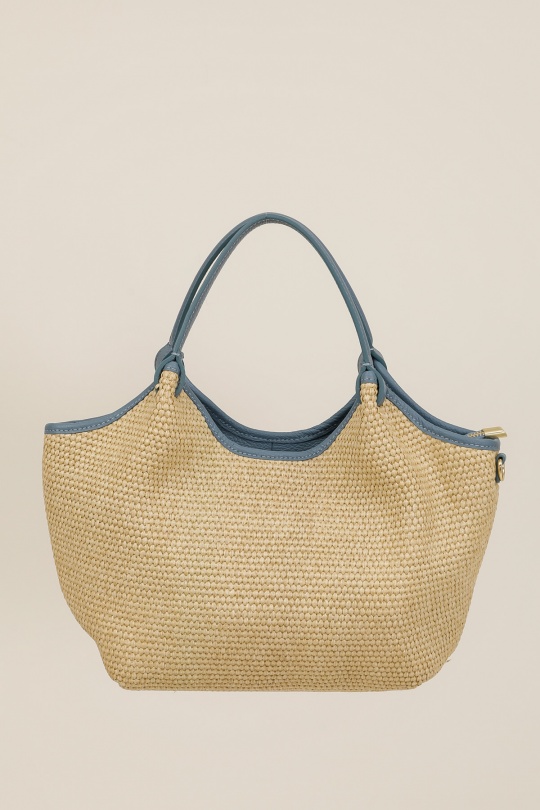 Handbags Bags Khaki FANLI  1040 RAPHIA Efashion Paris