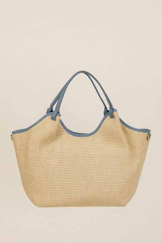 Handbags Bags Khaki FANLI  1041 RAPHIA Efashion Paris