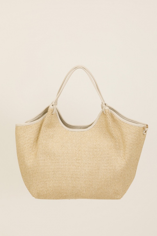 Handbags Bags Khaki FANLI  1041 RAPHIA Efashion Paris