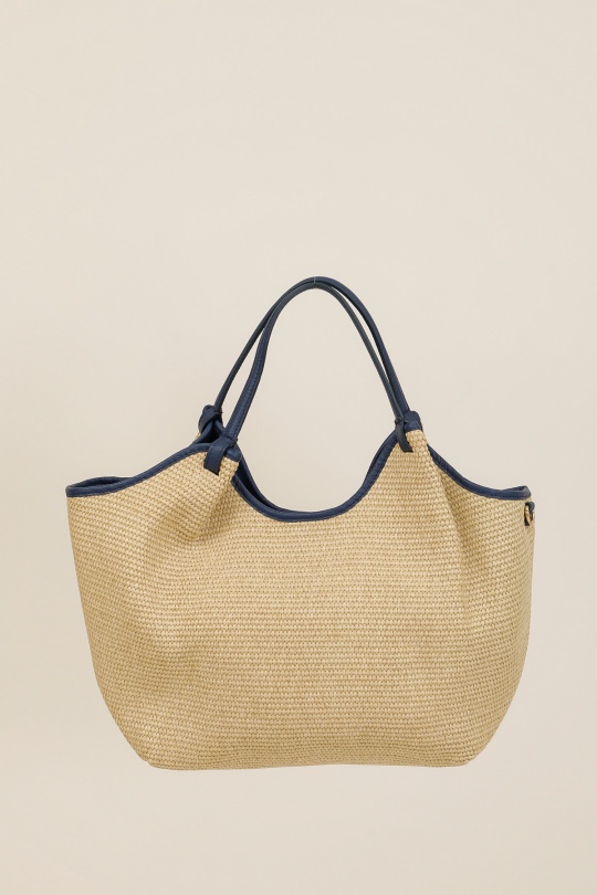 Handbags Bags Khaki FANLI  1041 RAPHIA Efashion Paris