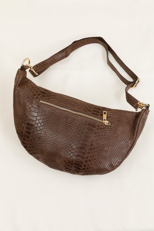 Riñonera Marroquinería Beige/Brown FANLI  1026 Efashion Paris