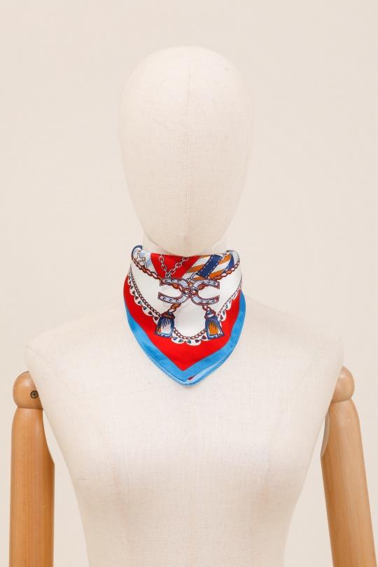 Foulards Accessoires BORDEAUX/ECRU FANLI  SF01 Efashion Paris