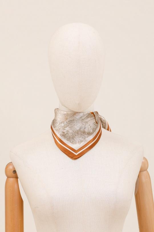 Foulards Accessoires BORDEAUX/ECRU FANLI  SF01 Efashion Paris