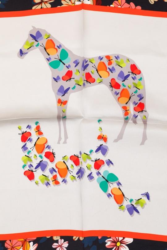 Foulards Accessoires BORDEAUX/ECRU FANLI  SF01 Efashion Paris