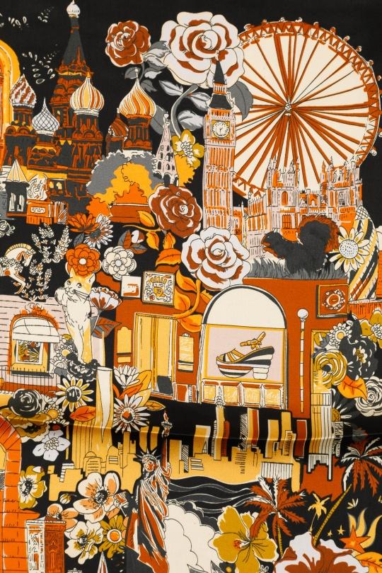 Foulards Accessoires BORDEAUX/ECRU FANLI  SF01 Efashion Paris