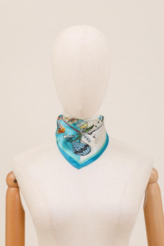 Foulards Accessoires BORDEAUX/ECRU FANLI  SF01 Efashion Paris