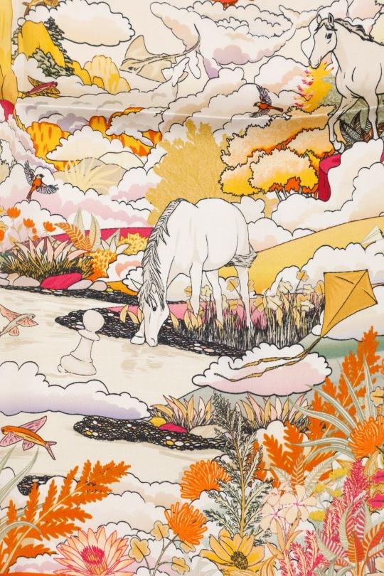 Foulards Accessoires BORDEAUX/ECRU FANLI  SF01 Efashion Paris